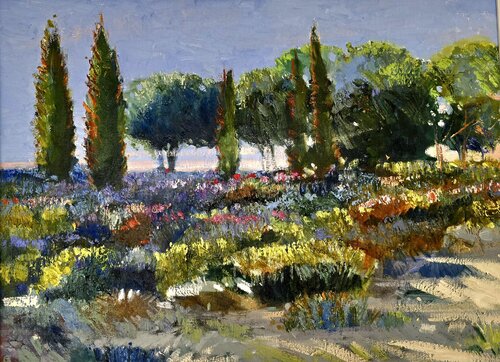 Summer Garden by Gulshaba Abbasova, Painting for Sale on Select