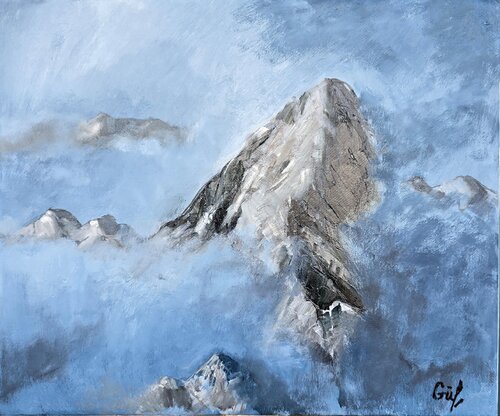 Above the Clouds by Gulshaba Abbasova, Painting for Sale on Select