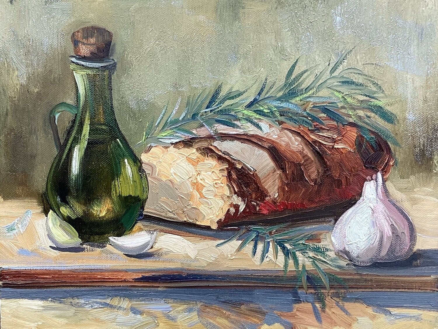 Harvest Simplicity Gulshaba Abbasova Original painting for sale
