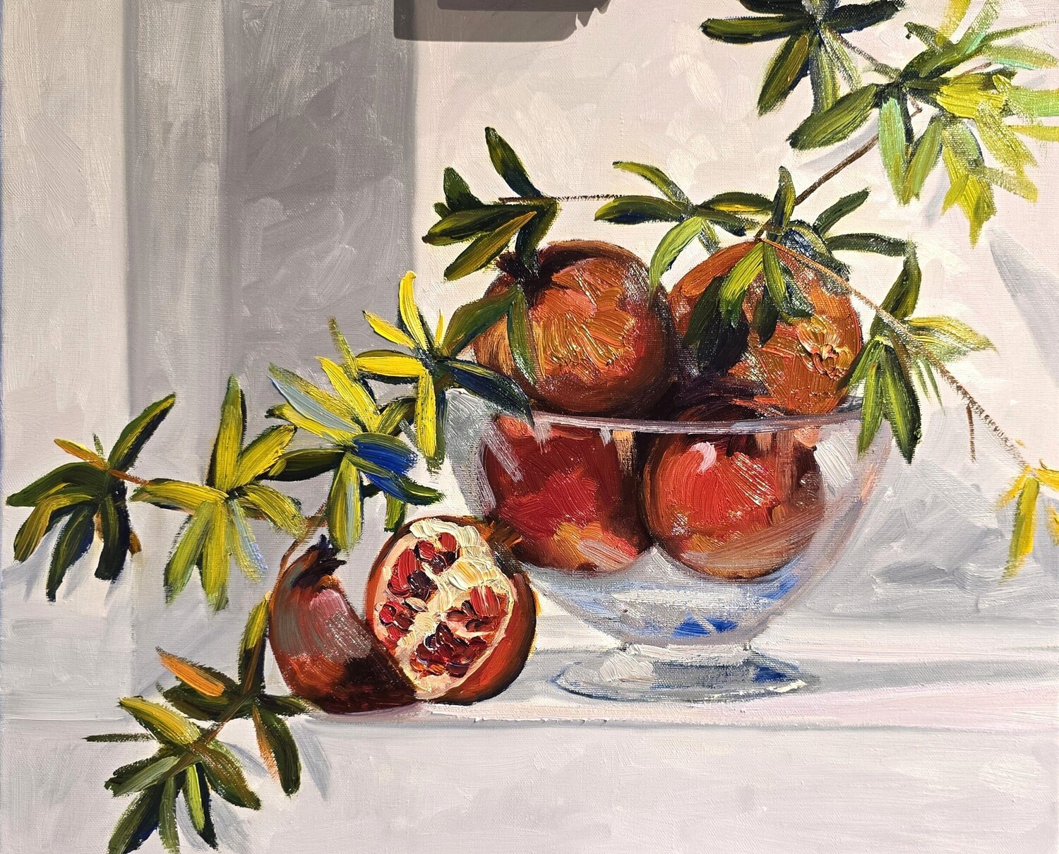 Pomegranates Gulshaba Abbasova Original painting for sale
