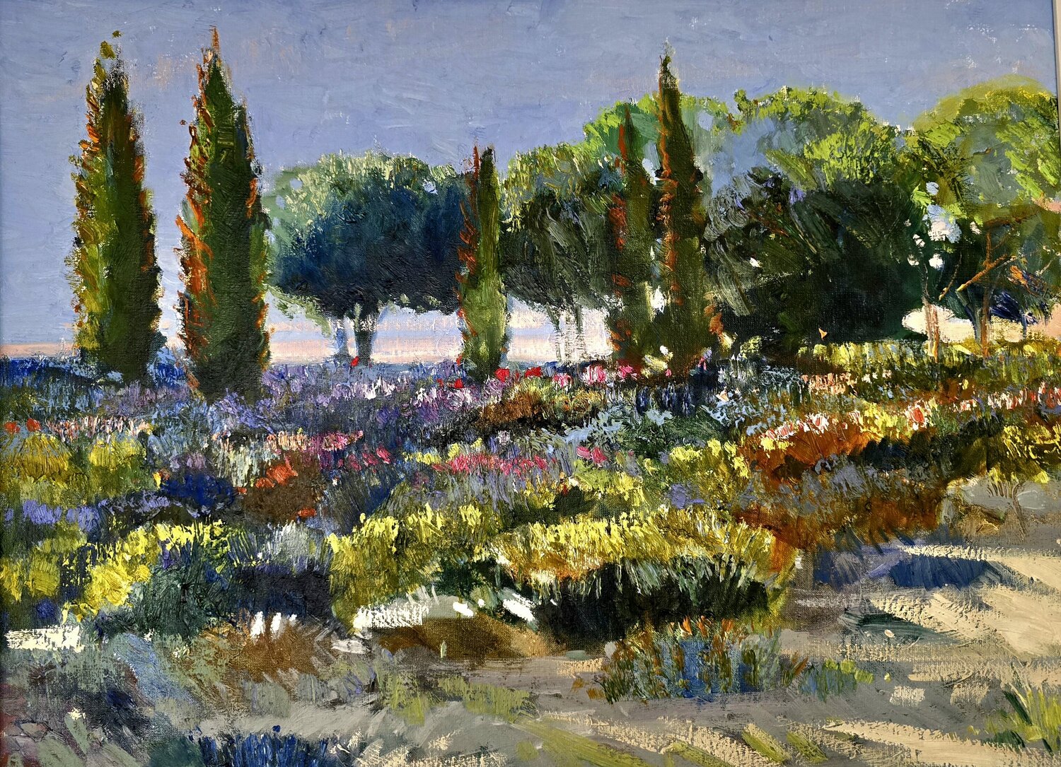 Summer Garden Gulshaba Abbasova Original painting for sale