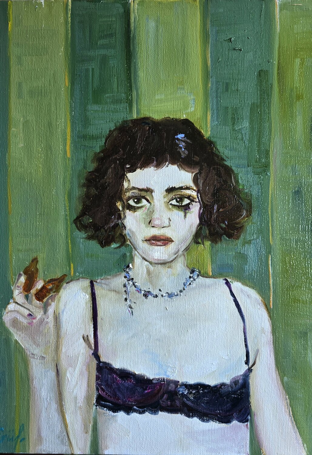 Fragile Strength Gulshaba Abbasova Original painting for sale