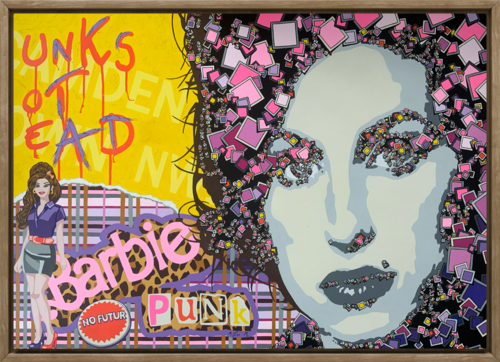 Amy Winehouse :  Barbie Punk - Final cut by Mister Marcus, Painting for Sale on Select
