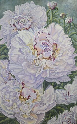 L'Amour Du Coeur by Kimberley Cook, Painting for Sale on Select