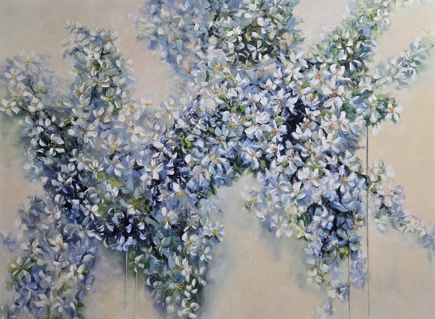 Symphony in Ivory Kimberley Cook Original painting for sale
