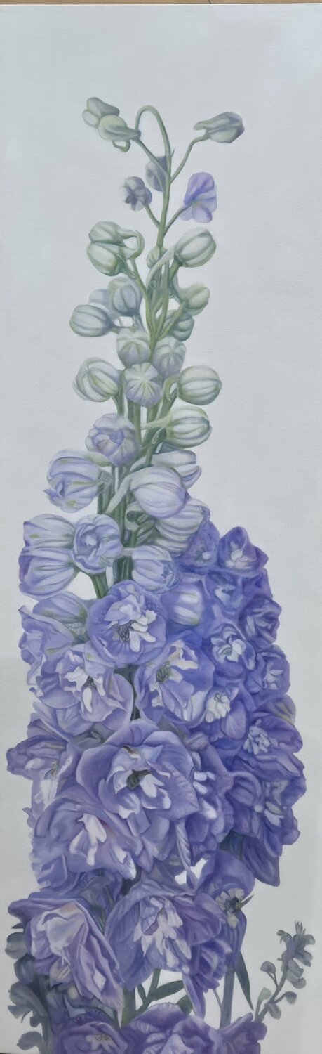 Mount Delphinium Kimberley Cook Original painting for sale