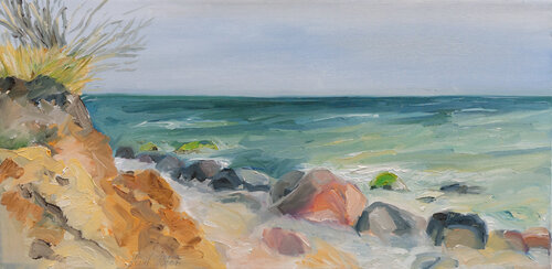 Frühling an der Ostsee / Ærø by Ute Meyer, Painting for Sale on Select