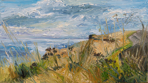 Wolkenfenster / Tværby / Ærø by Ute Meyer, Painting for Sale on Select
