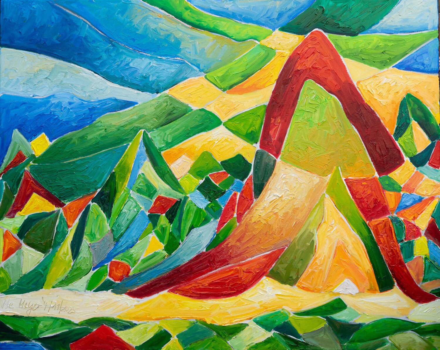 Calypso III Ute Meyer Original painting for sale