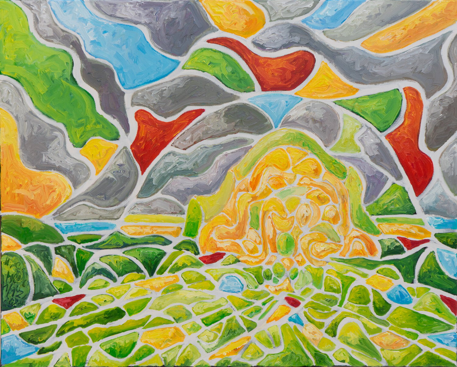 Calypso IV Ute Meyer Original painting for sale