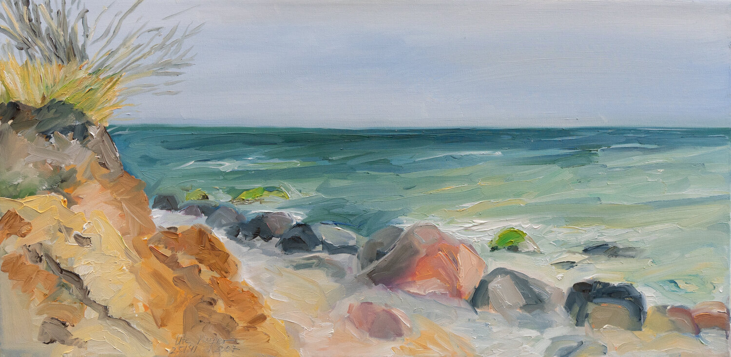 Frühling an der Ostsee / Ærø Ute Meyer Original painting for sale