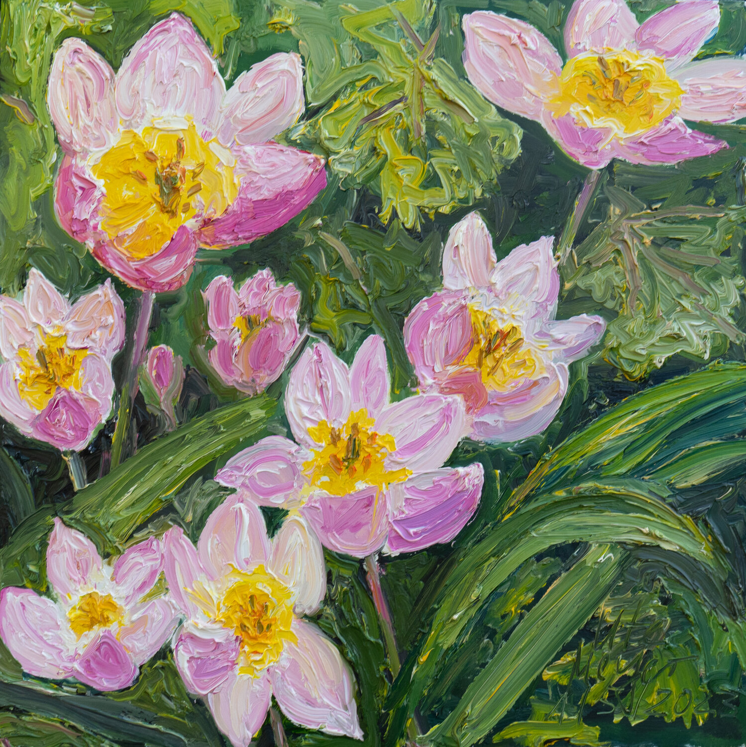 Tulpen Ute Meyer Original painting for sale