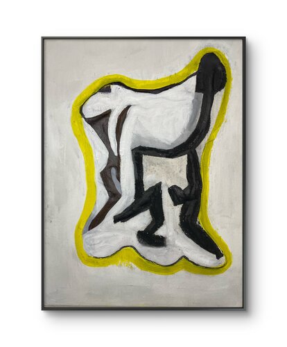 Prehistoric dance by Mónica Andina, Painting for Sale on Select