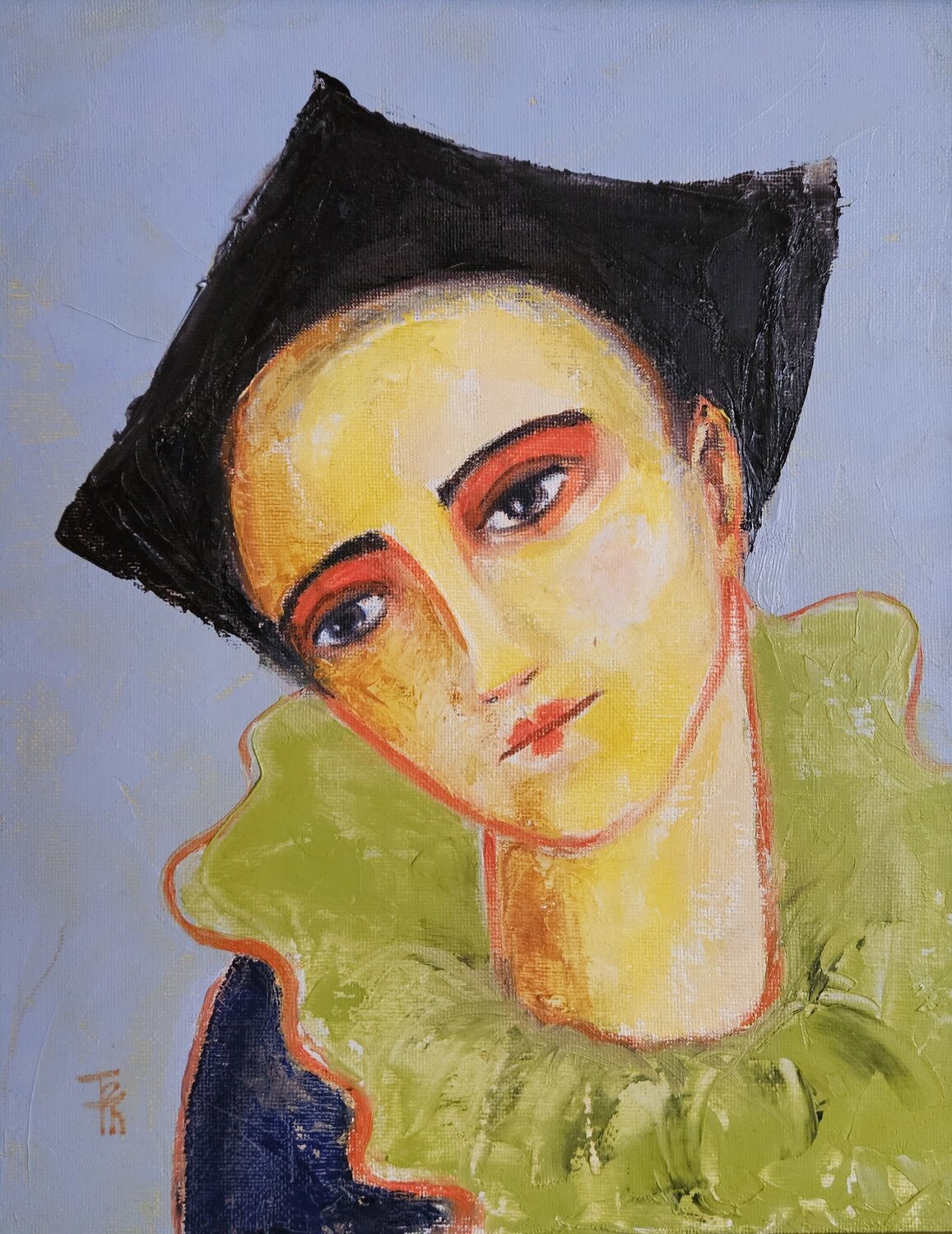 Poirot Tessa Thonett Original painting for sale