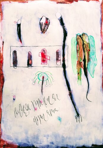 Study of a Quiet Movement (Studie einer leisen Bewegung) by Evelyn Marschall-Gebhard, Painting for Sale on Select