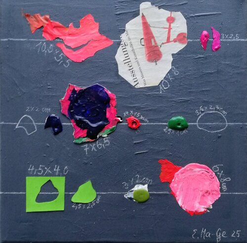 Measurement without results by Evelyn Marschall-Gebhard, Painting for Sale on Select