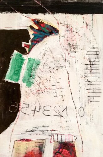 Im Körper zu Hause by Evelyn Marschall-Gebhard, Painting for Sale on Select