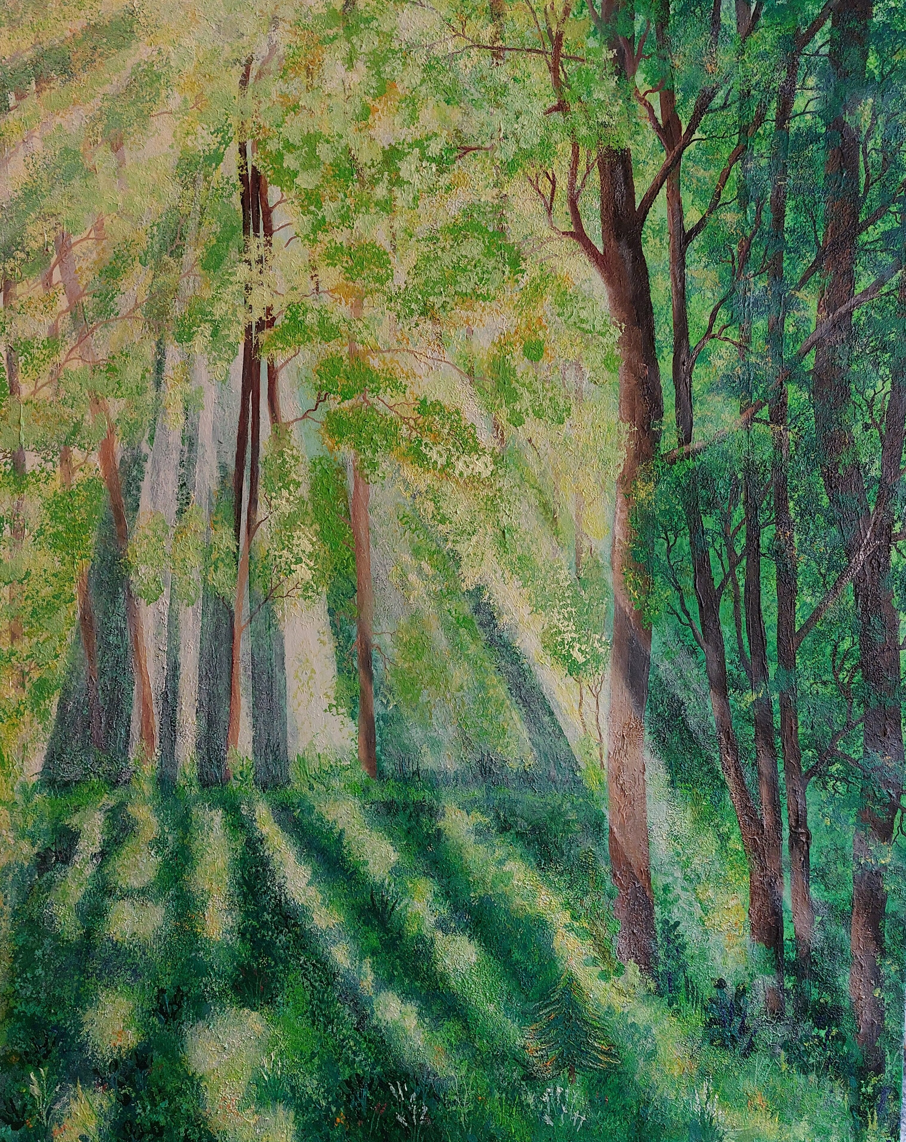 Waldpoesie mit Bergkristall