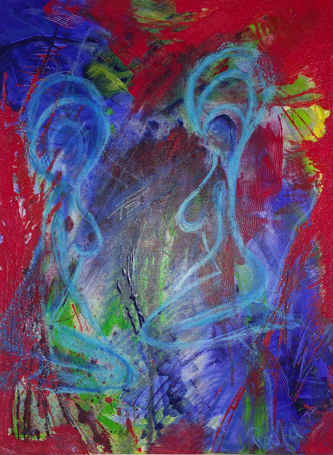 Die Badenden Marina Burgenmeister Original painting for sale