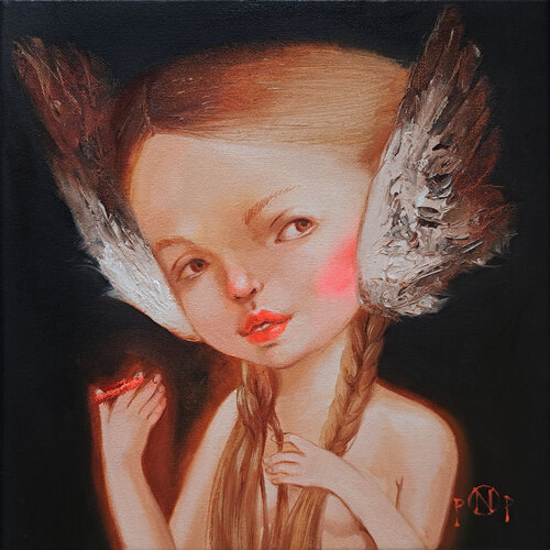 Preparing for Flight by Nat Pop, Painting for Sale on Select