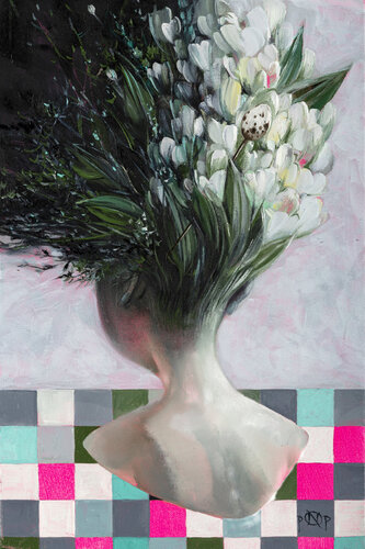 Petals Under Control by Naty Pop, Painting for Sale on Select
