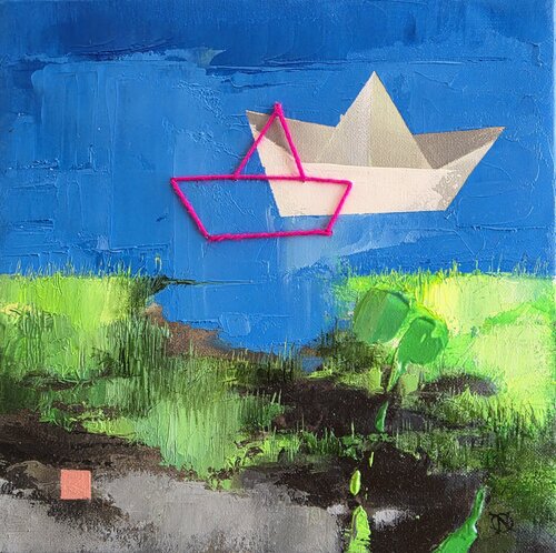 Dove siamo stati felici by Nat Pop, Painting for Sale on Select