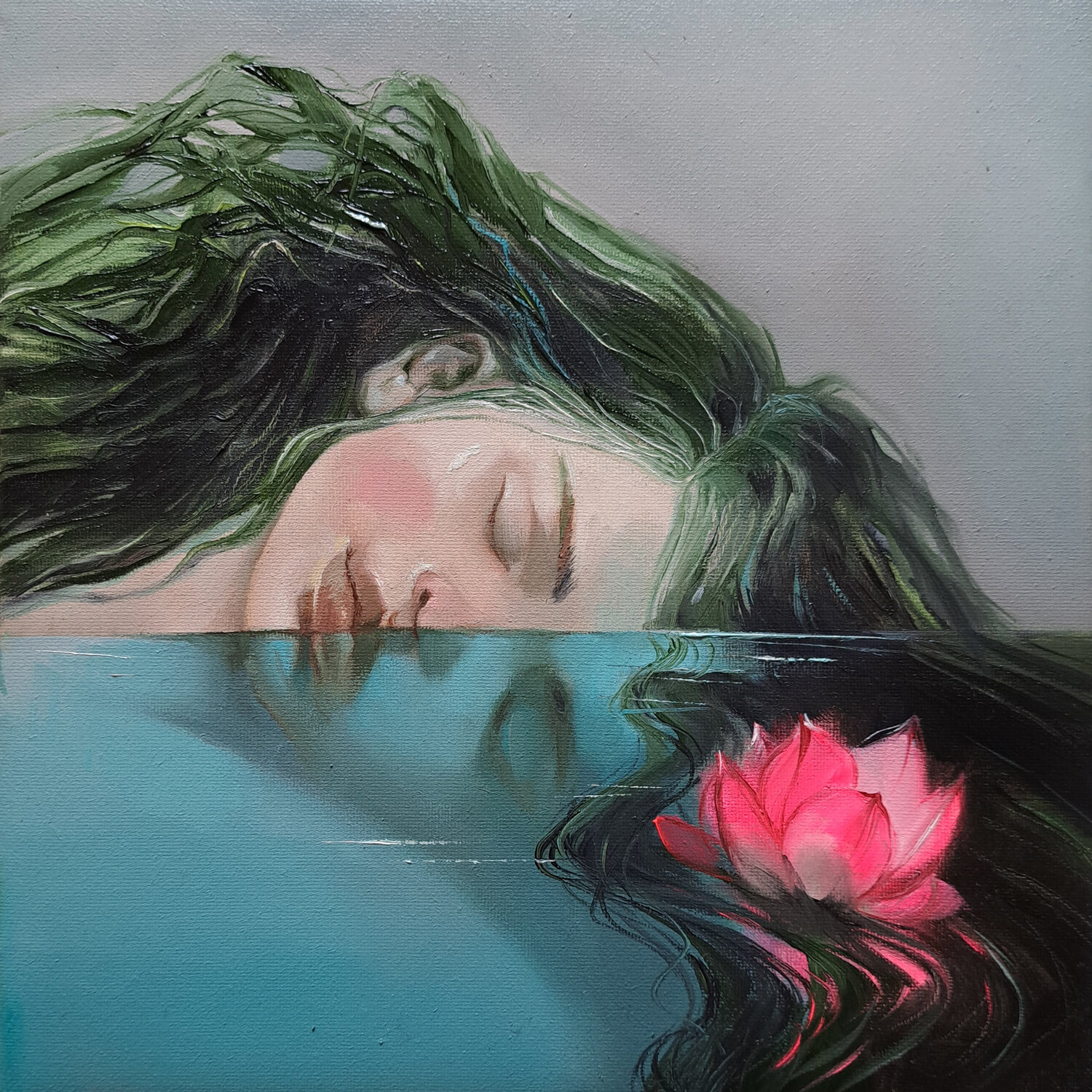 Submersion Nat Pop Original painting for sale