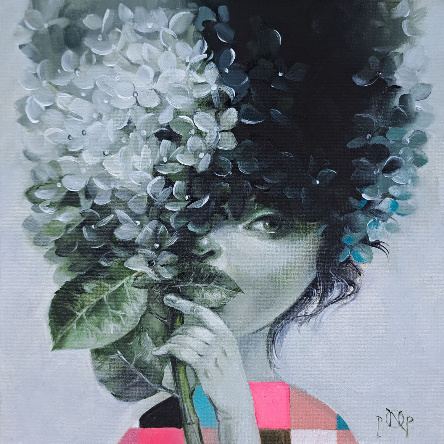 Blooming Silence Nat Pop Original painting for sale