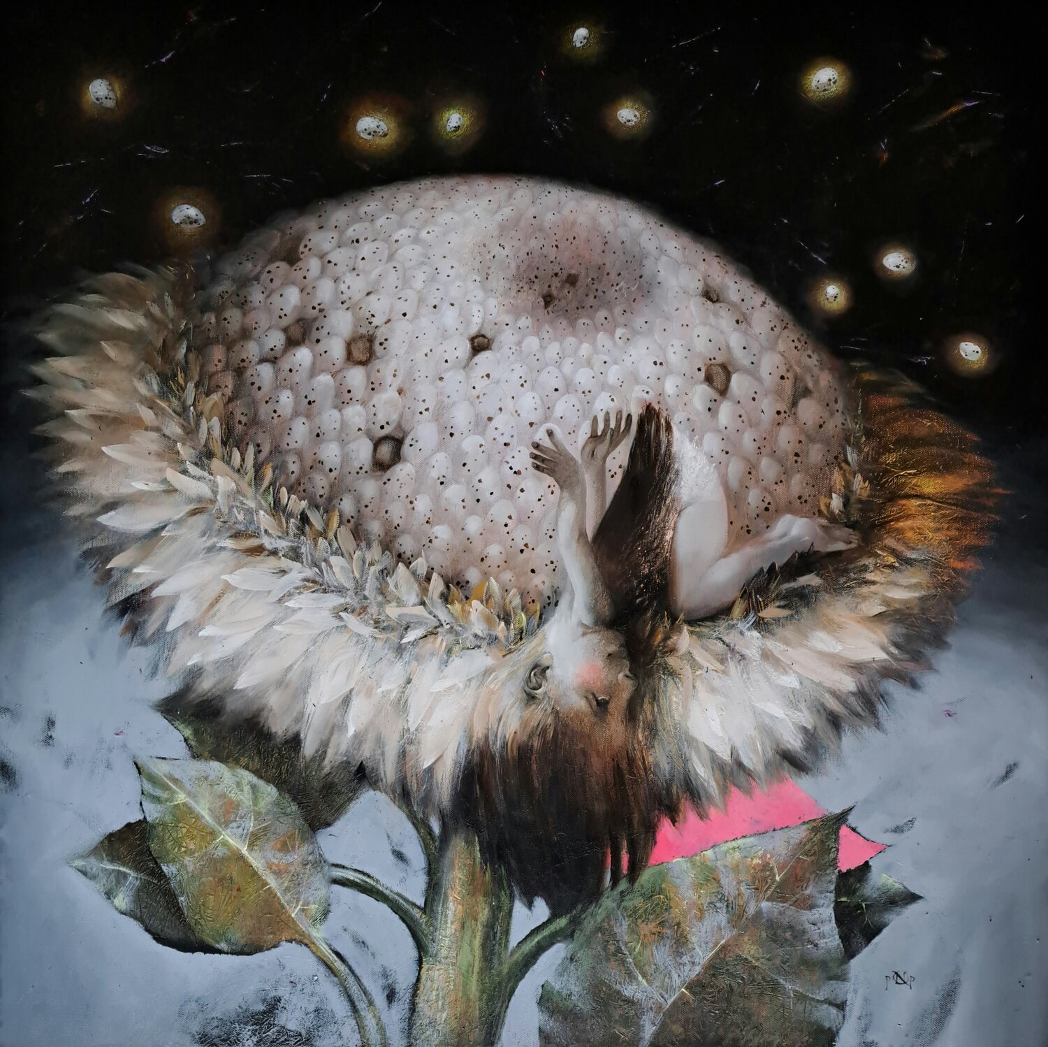 Don’t Look Down Naty Pop Original painting for sale