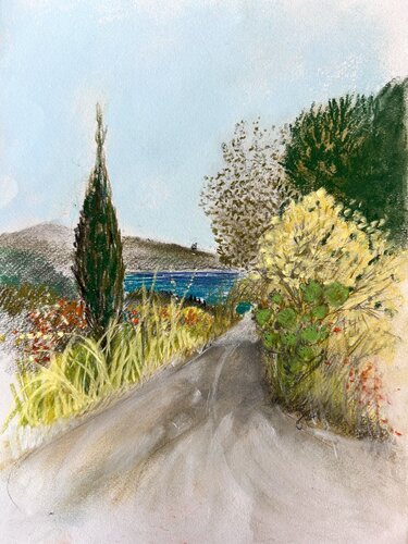 Vado sul mare - Marina di Camerota by Sonja Kalmanfi, Painting for Sale on Select