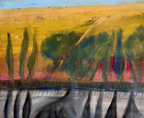 Nostalgia del Sud by Sonja Kalmanfi, Painting for Sale on Select