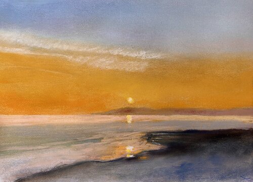 Parte nel mezzo by Sonja Kalmanfi, Painting for Sale on Select