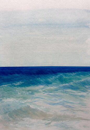Orizzonte by Sonja Kalmanfi, Painting for Sale on Select