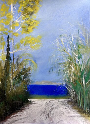 Mediterranean Breeze by Sonja Kalmanfi, Painting for Sale on Select