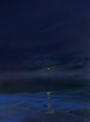Silenzio by Sonja Kalmanfi, Painting for Sale on Select