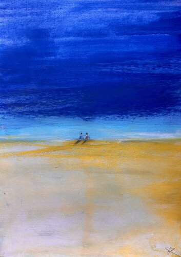 Spiaggia by Sonja Kalmanfi, Painting for Sale on Select