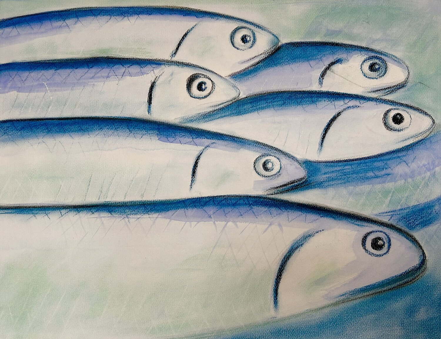 Alici II - Cilento Sonja Kalmanfi Original painting for sale