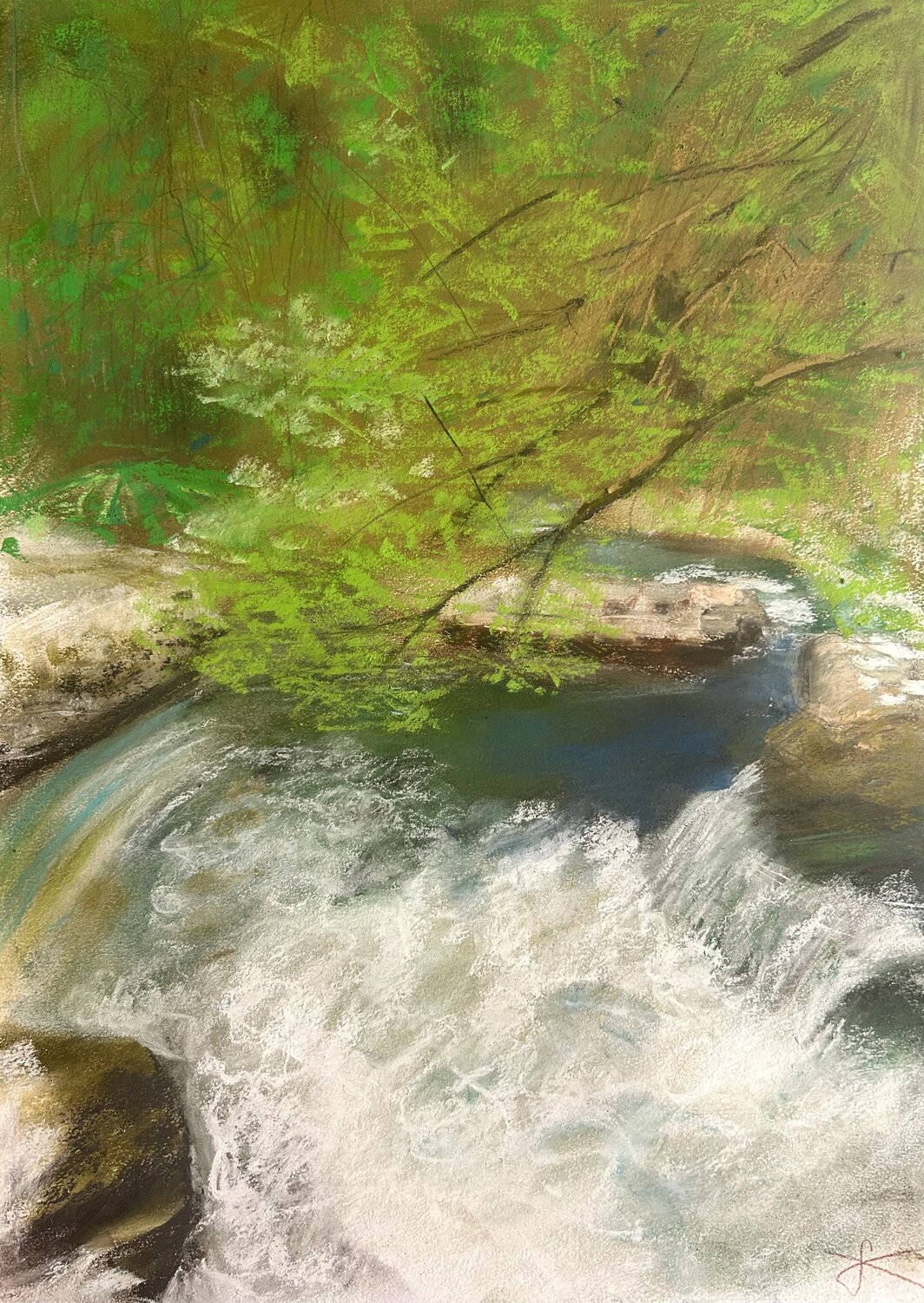 Wild Bussento Cilento Sonja Kalmanfi Original painting for sale