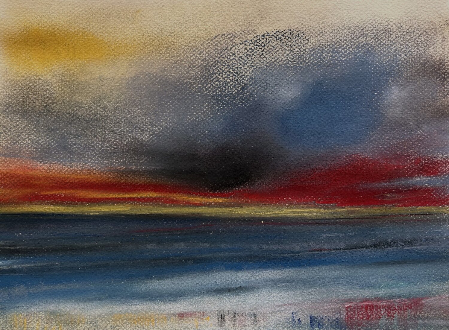 Unreal Night Light Sonja Kalmanfi Original painting for sale