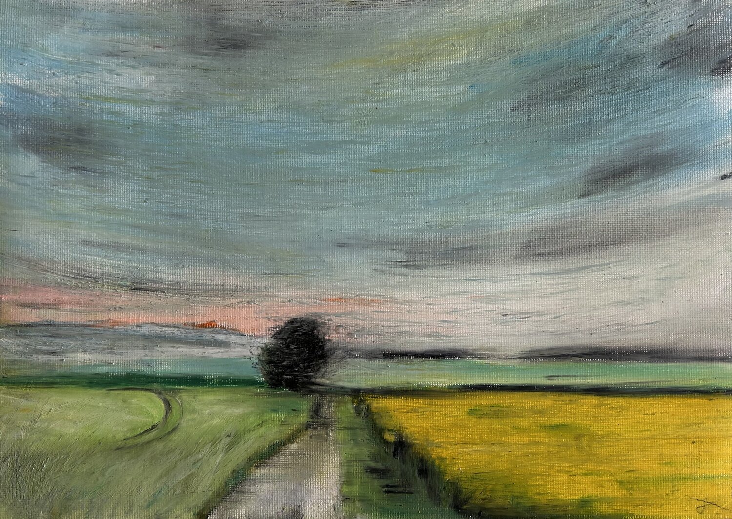 Between the Lines Sonja Kalmanfi Original painting for sale