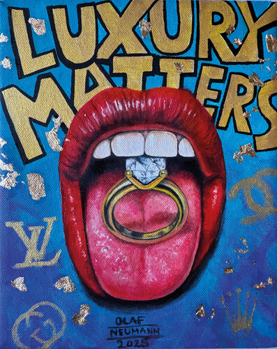 Me2-Luxury Lips by Olaf Neumann, Painting for Sale on Select