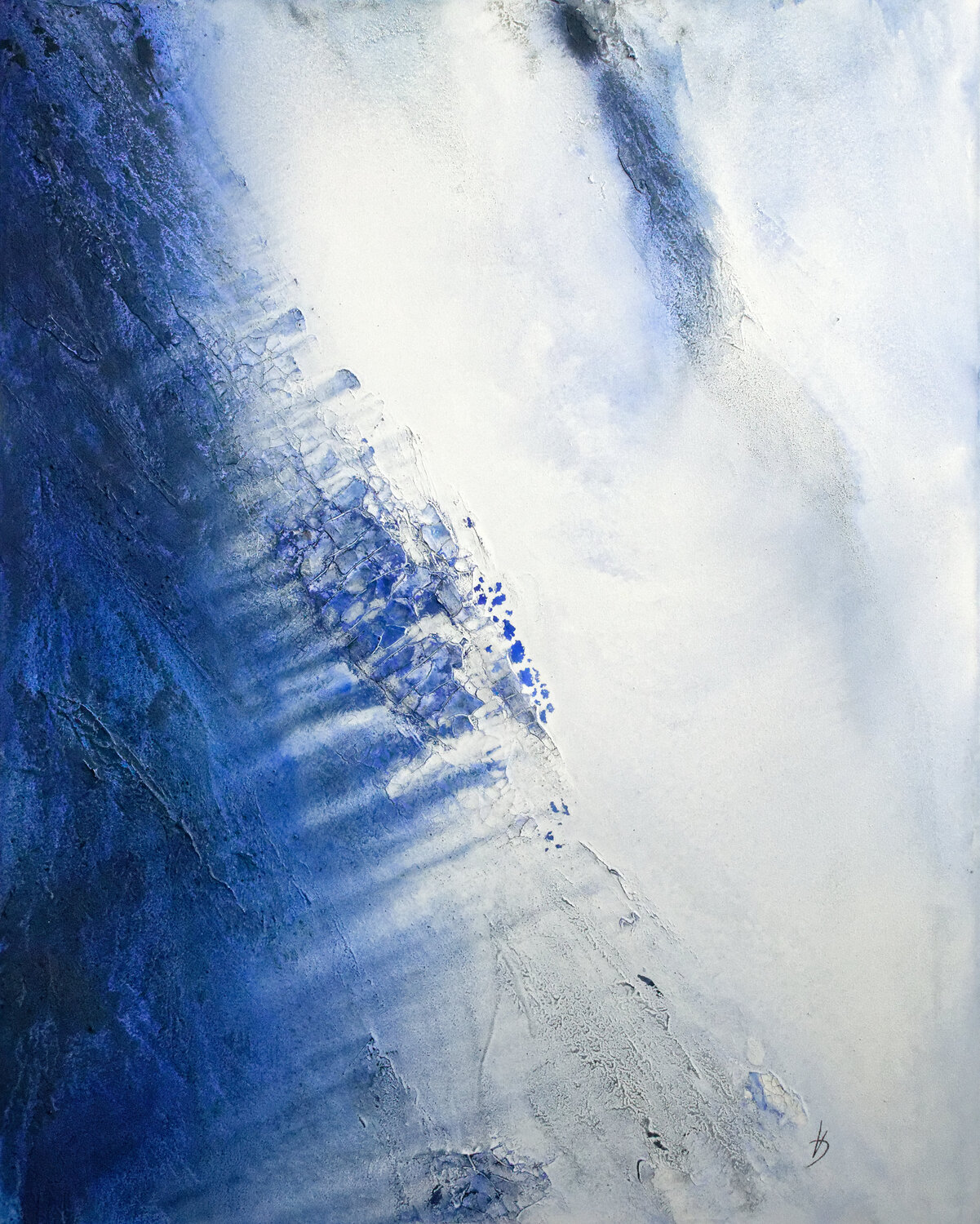 blue Verena Dill Original painting for sale