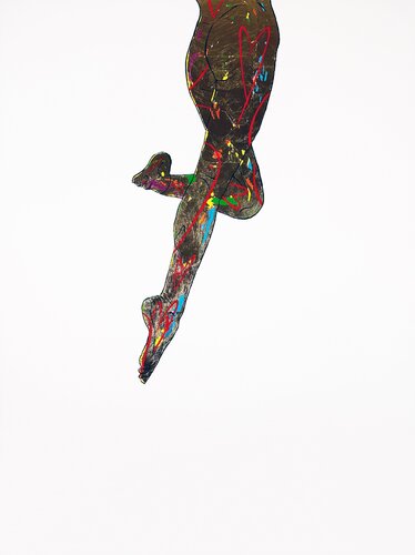 Golden Swimmer by Felix Endriss, Painting for Sale on Select