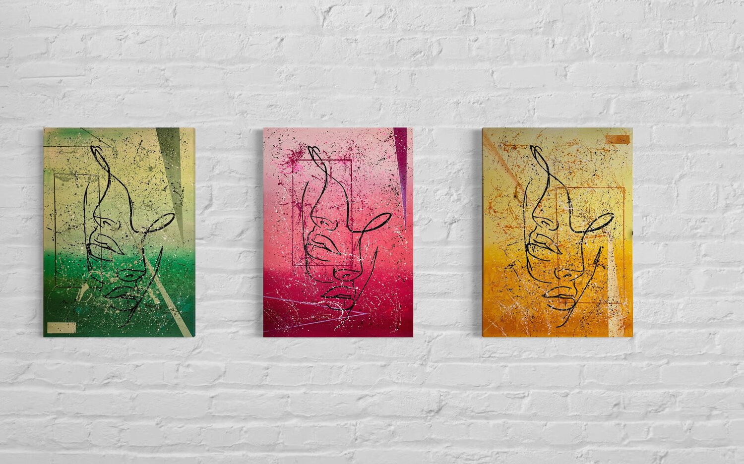 Same Same but different Andreas Lippke Original painting for sale