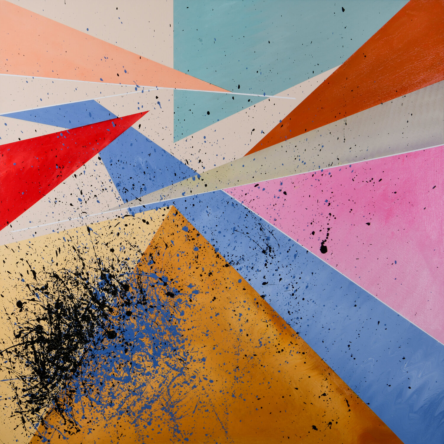 Triangles Andreas Lippke Original painting for sale