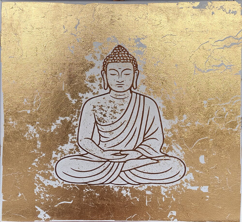 BUDDHA II by JOACHIM ARNO ZIEGENRÜCKER (JOARNO), Painting for Sale on Select