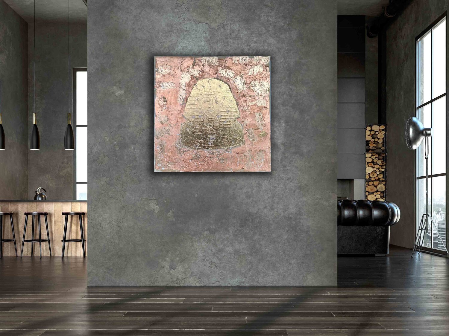 KING TUT JOACHIM ARNO ZIEGENRÜCKER (JOARNO) Original painting for sale