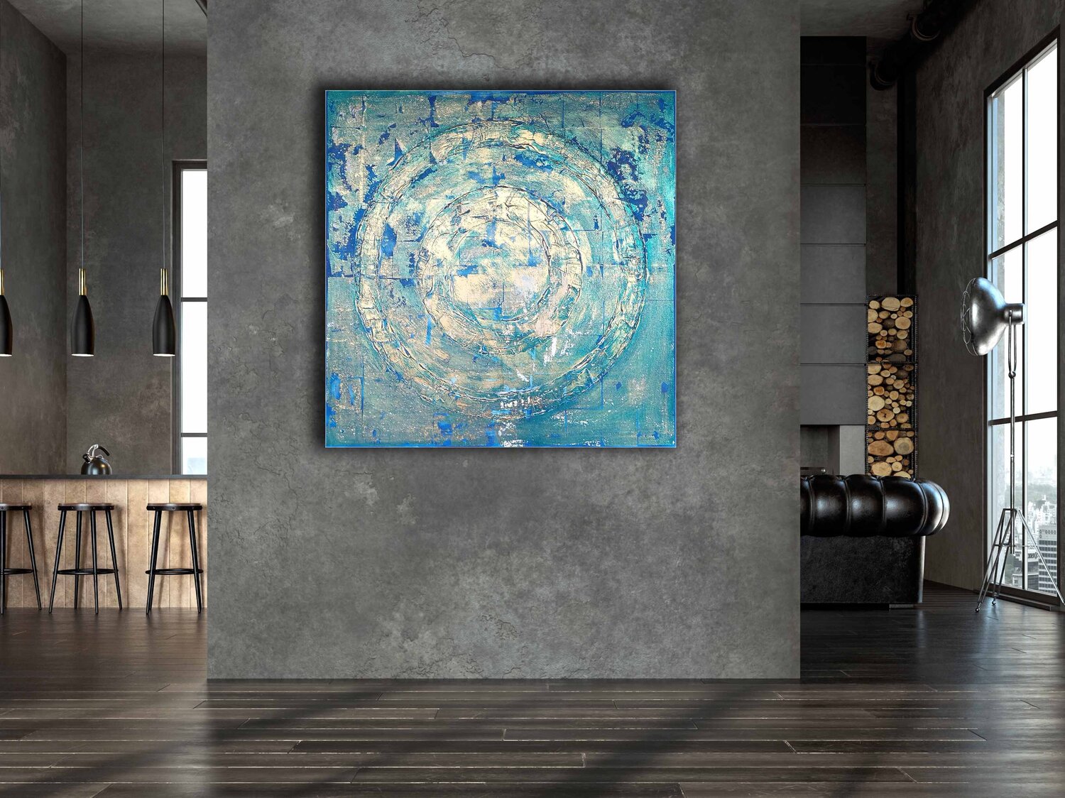 ATLANTIS HORIZON JOACHIM ARNO ZIEGENRÜCKER (JOARNO) Original painting for sale