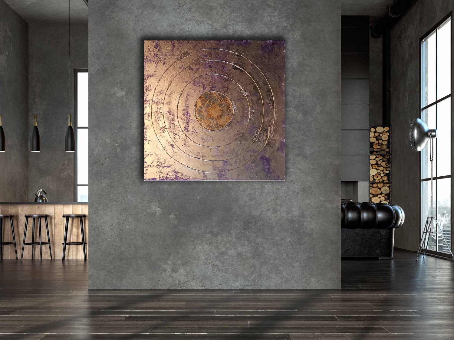 ATLANTIS FUROR JOACHIM ARNO ZIEGENRÜCKER (JOARNO) Original painting for sale