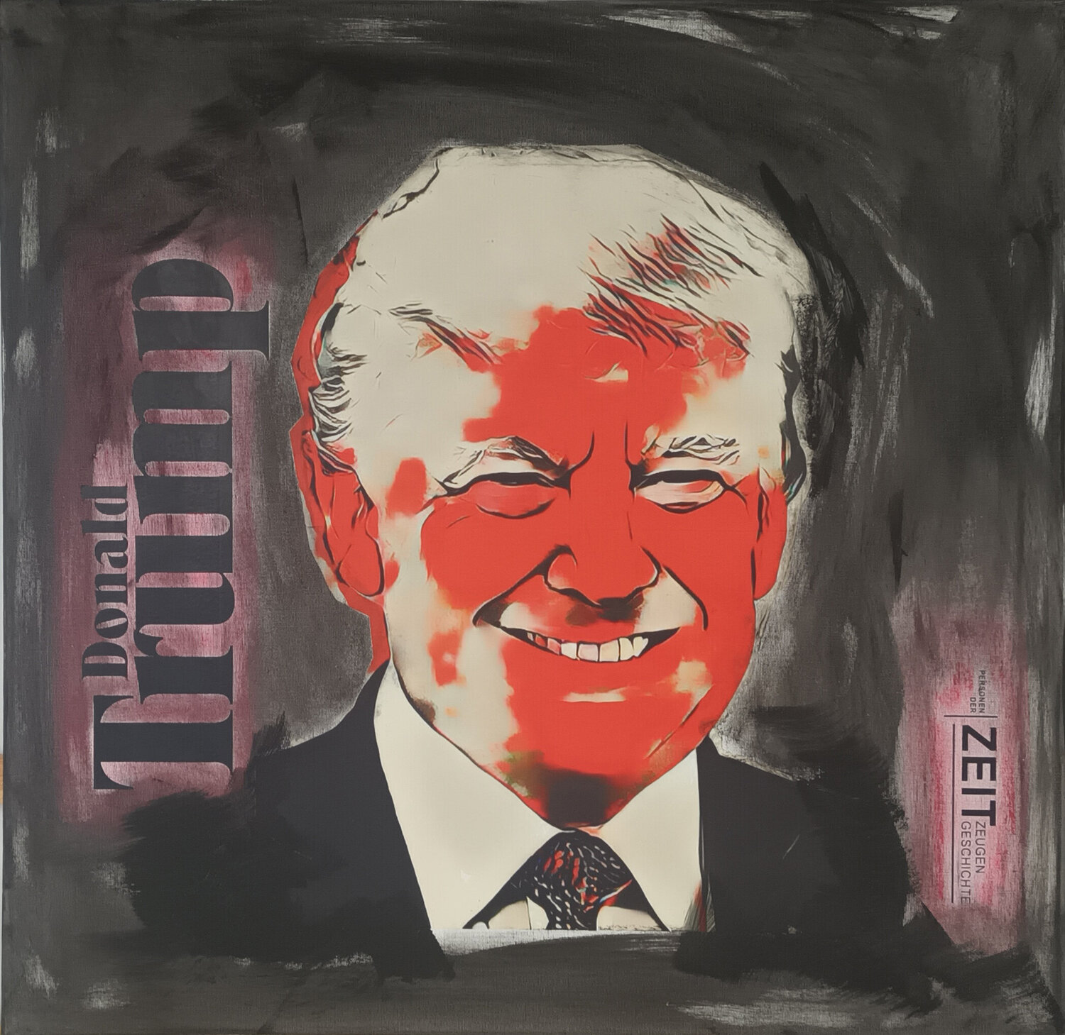DONALD TRUMP JOACHIM ARNO ZIEGENRÜCKER (JOARNO) Original painting for sale